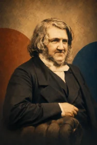 Illustrated portrait of Sir James Young Simpson